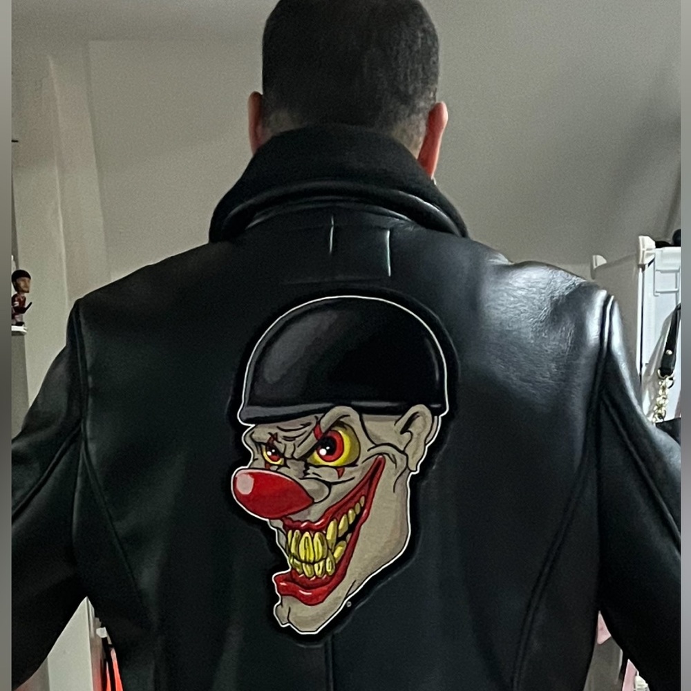 spectacular faux leather biker jacket